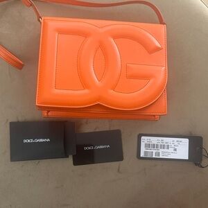 Dolce & Gabbana Bold Orange Crossbody Bag